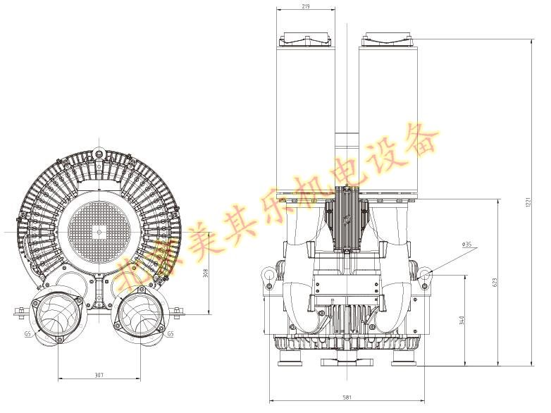 2GH943(15kw、20kw、25kw)大型工業(yè)風(fēng)機(jī)